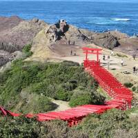 山口「元乃隅神社～角島」ドライブの旅