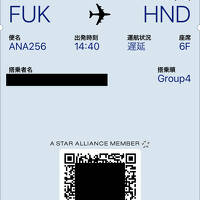 特典マイルで［福岡→東京着］（釜山後泊）