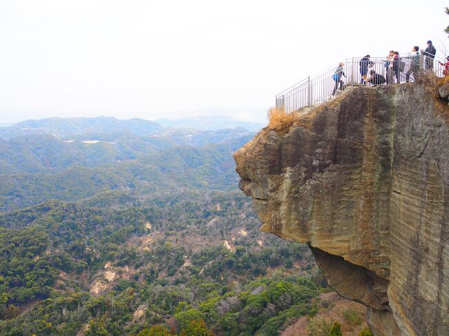千葉県に鋸山という山があり、地獄のぞきができるということはそのインパクトのある写真とともに耳にしていた。<br /><br />もっともも神奈川に住んでいると千葉は遠い。<br />東京を経由しなければならないというのが心理的にメンドクサイ。<br />海なら三浦や湘南へ行けば良いし。<br />車で行く方法もあるけれどそれはそれでメンドクサイ。<br /><br />ということで、千葉県には数えるほどしか足を踏み入れたことが無いのだけれど、何かの折に神奈川の久里浜と千葉の浜金谷がフェリーで結ばれており、鋸山は浜金谷のフェリー乗り場から歩いて行くことができるということを知る。<br /><br />“舟に乗って山へ行く”<br /><br />なにやら面白そうである。<br /><br />ということで、ロープウェイもあるようだし鋸山は高尾山くらいの山であろうと高をくくって何の下調べもせず唐突に出かけてみました。<br /><br />毎度毎度の行き当たりばったり旅。