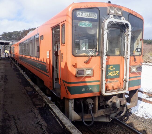 津軽中里駅の周りを歩いた後は、再び津軽鉄道に乗って芦野公園に向かいました。