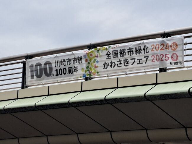 JR駅からハイキングで<br />～川崎市市制100周年～　梅と歴史香る、早春・川崎ハイキング<br />を歩きました。<br />コースは<br />向河原駅→市ノ坪緑道→市ノ坪公園→無量寺→中丸子公園→中丸子緑道→<br />平間の渡し→古市場村道標→コミュニティ道路→御幸公園→<br />多摩川見晴らし公園→さいわい緑道→旧南武鉄道貨物線軌道跡→矢向駅<br /><br />歩行距離	約9.5km