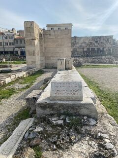 ギリシャ旅行 アテネ遺跡編 ローマンアゴラ・ハドリアヌスの図書館・古代アゴラまで
