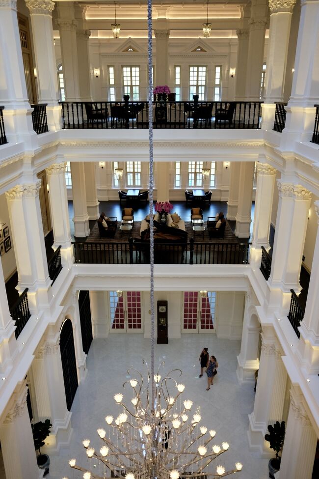 白亜のホテル ラッフルズホテルシンガポールにほぼ４泊！② The Grand Lobby