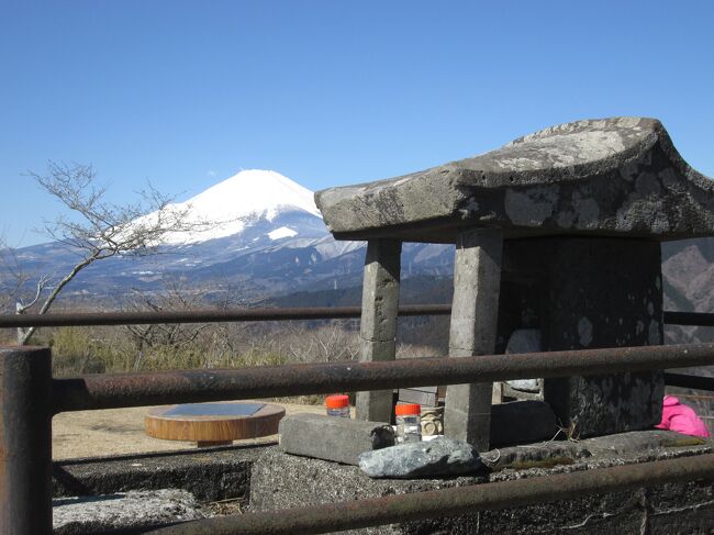 分県登山ガイドによると、西丹沢入口に位置する不老山と対峙する山で山頂一帯が牧場。丹沢湖や西丹沢の山々、箱根、富士山が展望できる眺めのよい山。この日は天気も良くまさに展望の山でした。谷峨駅→大野山→山北駅。スマホ記録によると活動時間5時間15分(うち休憩49分)、距離11.3k、上り725m下り784m、1375kcal消費。