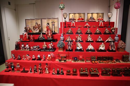 雛人形セット大宮人飾り多数セット