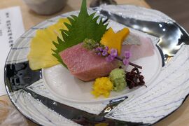晩秋の紅葉と温泉旅♪　Vol.86 ☆伊豆長岡温泉「八の坊」：特別室で愛犬と一緒に夕食♪