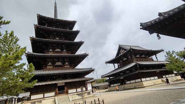 3/20は帰る日なのでまたいつもの法隆寺に行きました。<br />天満の駅から乗り換えなしで行けるのでそれを利用しましたが天王寺まで行って乗り換えた方が早いかなとも思いましたが乗り換えなしは便利でした。