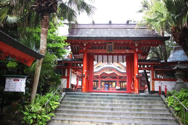 大雨の中青島神社に参拝して冷えた体を宮崎第一ホテルのサウナで温め、翌日道の駅都城NiQLLでお買い物