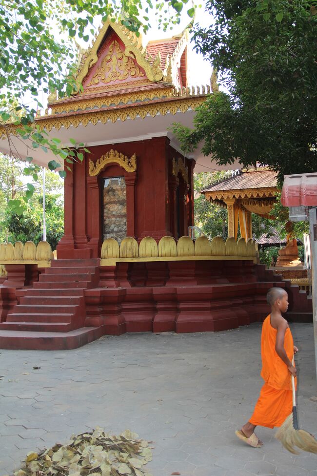 カンボジア旅行四日目の2月12日午後　ポルポト政権による犠牲者を慰霊する寺院「ワット・トメイ」、通称「キリング・フィールド」を訪れました。<br /><br />なお、今回旅行は非公開プライベート活動が目的で、公開できる画像があまりありませんので、塗りつぶし写真なども使用して最低限の記録としています。見苦しい点はご容赦ください。