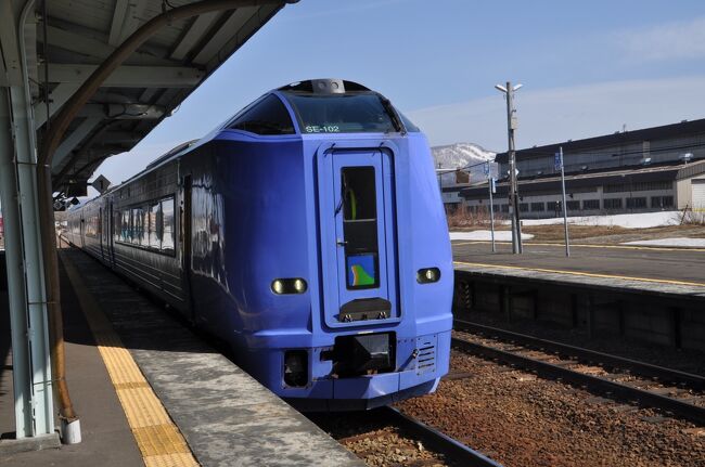 　2024年3月16日のJRダイヤ改正では、北陸新幹線敦賀駅延伸のほか、北海道では5駅が廃止されました。まと、その後、3月末をもって、根室本線富良野ー新得間が残念ながら廃止されました。<br />　鉄道情報サイト「レイルラボ」の乗りつぶし「鉄レコ」では、駅が改廃業した時はその前後の区間を乗り直さないといけません。<br />　そこで、鉄レコ再完乗に向けて、北海道へ1泊2日で出かけることにしました。<br />　弾丸旅行ですので、北海道への往復は当然航空機、行きは最寄空港から羽田乗継で函館へ、帰りは旭川空港から羽田乗継の行程となりました。ふだんはANA派ですが、帰りの羽田行きは久しぶりのJAL利用となりました。<br />　宗谷本線の旅、後半は音威子府駅からです。<br />　宗谷本線の恩根内駅と初野駅が3月ダイヤ改正で廃止されました。