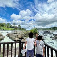 どこかにマイルで鹿児島へ☆温泉三昧☆そうめん流しに名水100選：湧き水に感動☆東洋のナイアガラは圧巻