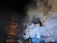 奈良１日目：迫力の薬師寺、修二会花会式