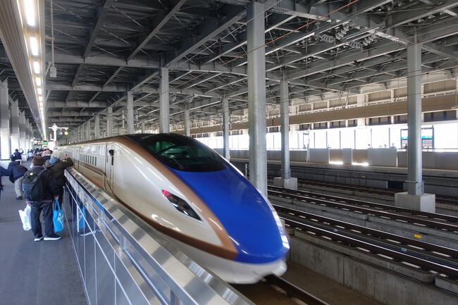 　北陸新幹線の延伸区間の各駅を巡る旅。最後の駅は、今回開業した駅の中でも唯一、郊外にポツンと立つ独立駅の越前たけふです。<br />　２次アクセスは弱く、さらに新幹線の終点に近い駅とあって、苦戦を強いられそうな予感も。しかし今日のところは、お祭り騒ぎに沸いていました。<br />