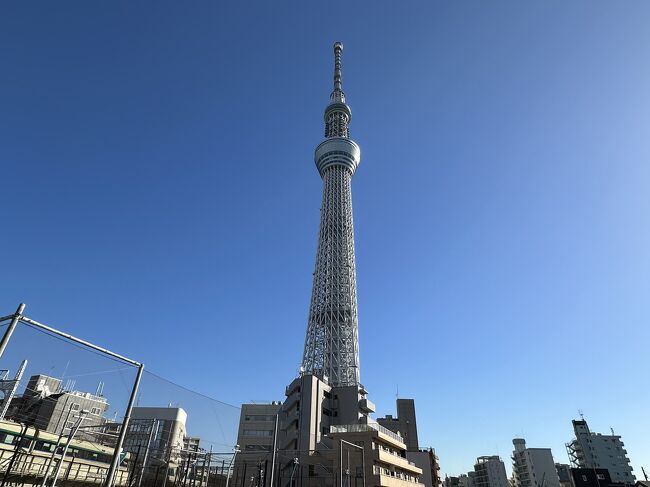 両国のアパホテルから隅田川沿いを吾妻橋まで散歩して不思議なオブジェのあるアサヒグループの本社を通り２０１２年に電波塔都市は高さ世界一位の東京スカイツリーに行きました。東京タワーは何回か訪れたことがありますがスカイツリーは初めて。高さ６３４mなのでやはり展望台からの景色は素晴らしいし、東京タワーよりは高いのが確認できます。展望台は展望デッキと探訪回廊の２つの階に分かれていてフロア３５０にガラス床があります。僕は高いところが大好きなのでとても楽しみましたが友人は高所恐怖症なので見ただけで足がすくんでいました。LOL！　京都で日本食を満喫したので東京では他国の料理をいただくことにしました。今日は門仲にあるオラオーレというスペイン料理屋行きました。美味しいワインと料理を満喫しました。両国から門仲も都営の大江戸線で行かれるけど、時間があったので下町の散歩を楽しみました。
