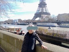 2024年３月　高齢、身障者の母とパリ1週間　２　エッフェル塔～凱旋門