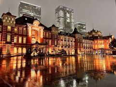 peach のセールで成田へ　そこから先は　・・・　で 東京近郊アラカルト ①　雨の夜は東京駅で