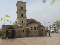 キプロス　「行った所・見た所」　ラルナカ市街地にあるラルナカ要塞（中世博物館）を見て大通りを歩きました