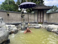 バリ島の温泉でのんびり