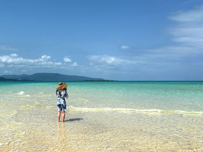 2日目は晴♪珊瑚礁を抱いた瑠璃色の海の絶景と幻の島(浜島)上陸ツアー！何もしないをするという贅沢な時間を過ごす時(後編)