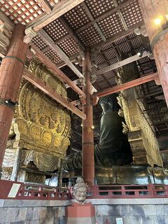 神戸・京都・奈良３日で８万５千歩【その24】たくさん撮ってみたけど、"奈良の大仏様" の大きさを感じられるのはこの1枚くらいかなぁ･･･