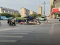 淮南市の街の様子。