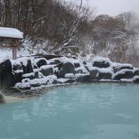 雪見風呂に行こう♪土湯峠温泉郷「野地温泉ホテル」に宿泊して白濁の硫黄泉でほっこり