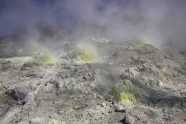 裏摩周展望台と硫黄ガスが噴出する硫黄山初訪問