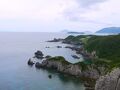 梅雨入りドンピシャ晴れと嵐の間で　式根島・新島・大島【2：初日は曇り。それでも式根島の海は青かった！レンタサイクルで絶景ビーチ巡り】