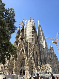 〔プライベートツアー〕世界遺産◇サグラダファミリア(受難の塔エレベーター付)＋ グエル公園＆バルセロナ市内観光～日本語ガイドと専用車付{4}