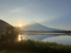 富士山の日の出を見て本栖湖でまったり