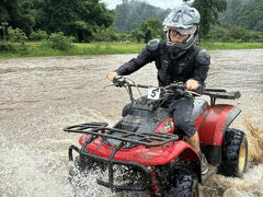 父ちゃんと息子の男旅⑬　チェンマイ　空港ラウンジ巡り・市場巡り・エビ釣り・ATV