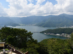 河口湖は一大行楽地