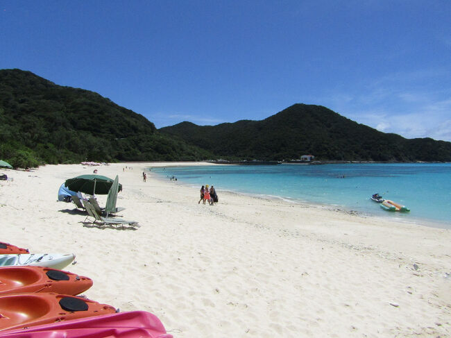 今回の旅（沖縄北部離島旅行＋α）最終島です。<br />来年、慶良間諸島旅行を検討しているため、予習もかねて訪問。