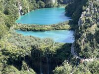 快晴のプリトヴィツェ湖群国立公園ハイキング１回目/クロアチア・ギリシャ３週間の旅:その1.