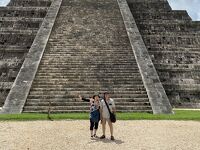 雨期のメキシコ旅行、カンクン空港降りたら大雨、ホテルへ着いても大雨、観光地行く途中も大雨