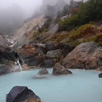 幽谷深山の秘湯　姥湯温泉　天元台ロープウエイ