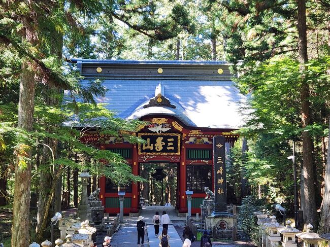 小学校の頃、遠足で三峰神社へ行った記憶が有ります。<br />正確には、神社の前階段で撮った集合写真を見た記憶が残ってます(笑)<br /><br />数年前から行ってみようと気になり、時刻表やら何やらを見ていたので、天候と相談しながらやっと行くことができました。<br /><br /><br />