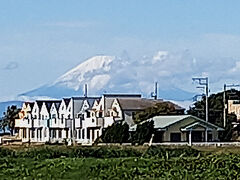 今朝の富士山