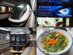 近鉄特急アーバンライナーと観光特急・青の交響曲（シンフォニー）で吉野へ☆柿の葉寿司・山菜うどん