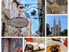 ウィーンの歴史＊文化＊建築＊音楽＊暮らしを愉しむ10日間 9-2.カフェモーツァルト♪で知人とランチ、時の天才？で妄想、光の芸術に心酔*