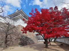 ’２４　岡山・広島・山口マンホールカード９　広島 福山市（福山城の紅葉）