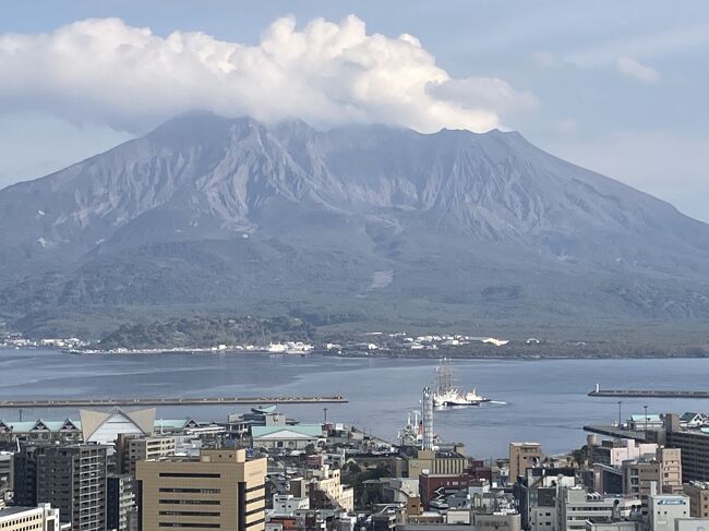 今週末は子供たちと鹿児島へ。セールではなくSV75で取った片道\10,350のチケット。母子3人で往復\51,380。もう何度も来ている鹿児島。鹿児島市内にお得に泊まるキャンペーンは早々に売り切れ、乗り遅れたので、鹿児島市内以外で公共交通機関で回れるところ、ということで、桜島に行くことに。廃校をゲストハウスにした一棟貸しの宿も見つかり、のんびり桜島に滞在。急遽偽パパも参加することになったため、2日目は車であちこち行くこともできてよかった。