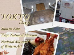 『サンライズ瀬戸』で行く、東京４days【1st.d：モネ展＆東博】　2025年1月