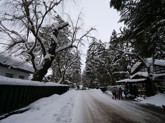 ミステリーツアーで東北へ、2日目は雪の角館