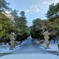 雪の出雲　名湯　旅館で寛ぐ　週末旅　