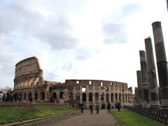 イタリアでラグビー観戦の旅　コロッセオとフォロ・ロマーノ
