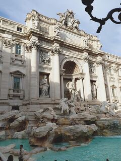 イタリアでラグビー観戦の旅　トレヴィの泉とスペイン広場