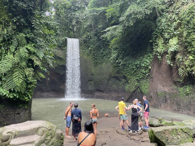 シンガポールの一週間ひとり旅のあと、三度目のバリ島を夫婦で年末年始の一週間を過ごしてきました。アクティブとのんびりをバランス良く、前半は複数の街を移動、後半はウブドのヴィラに四泊滞在です。この旅行記は、7日目の滝ツアーと王宮での舞踊鑑賞です。<br /><br />12/27 夕方到着、サヌール泊<br />12/28 サヌール泊<br />12/29 ジャティルウィ泊<br />12/30 タマンアユン寺院、クタ散策、スミニャック泊<br />12/31 レギャンでサーフィン、ウブド泊 <br />1/1 ウブド散策<br />1/2 日帰り滝ツアー、王宮のレゴンダンス鑑賞 ←この旅行記<br />1/3 ウブドでのんびり<br />1/4 昼のフライト→KL深夜乗り継ぎ<br />1/5 朝東京帰国<br /><br />旅行記では、10,000ルピアを10K(約97円)と表記。