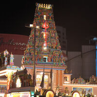 マレーシア「行った所・見た所」ジョホールバルのシトラスホテル宿泊と周辺（夜市・ヒンズー寺院）散策