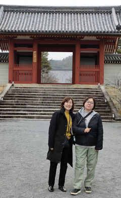 トラピックス　冬の京都7社寺特別拝観（3）仁和寺の特別拝観と上賀茂神社の参拝で夜は一平茶屋のかぶら蒸し。